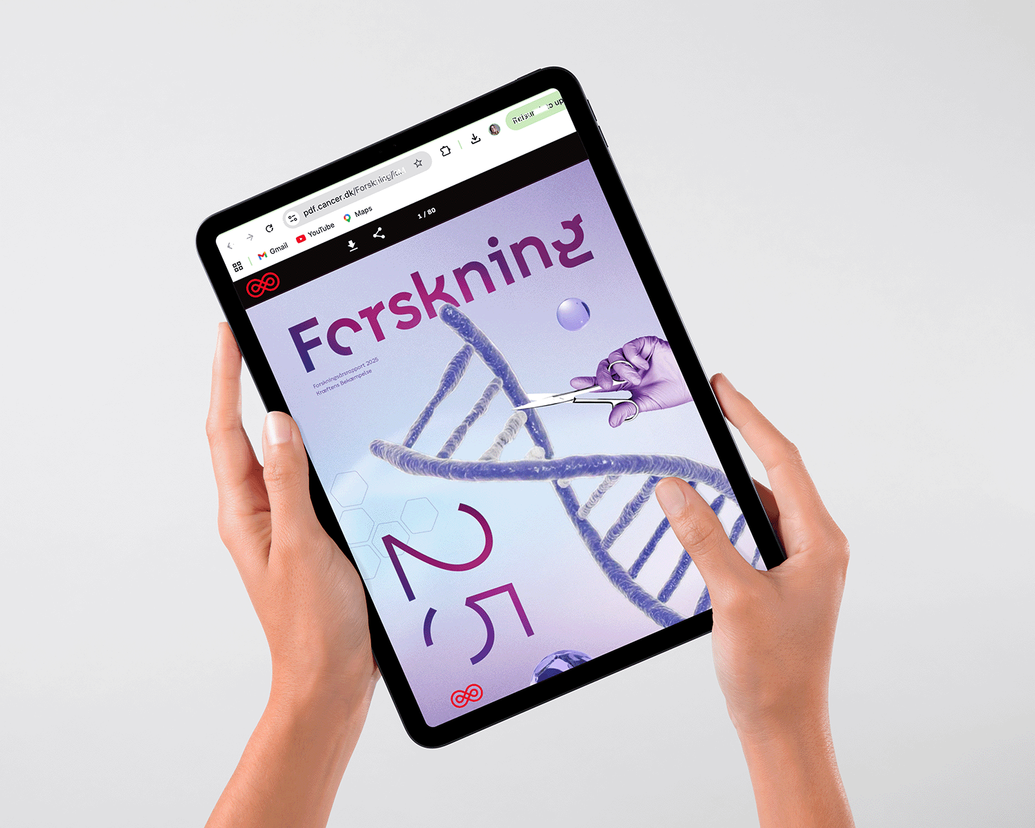 forskningsrapport på ipad 2 mindre